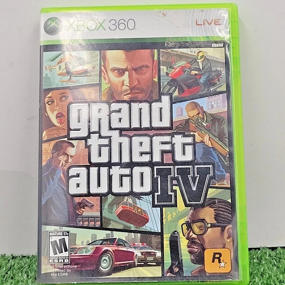 Grand Theft Auto IV Video Game for Microsoft Xbox 360‎ GT4 - No Manuals